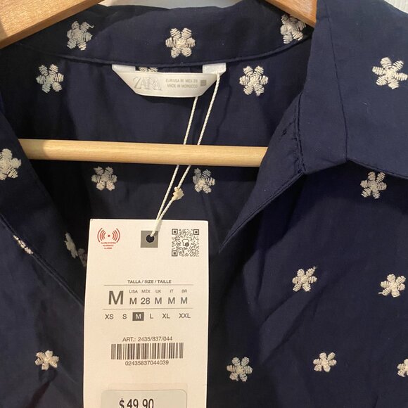 Zara Embroidered Shirt - Picture 5 of 5